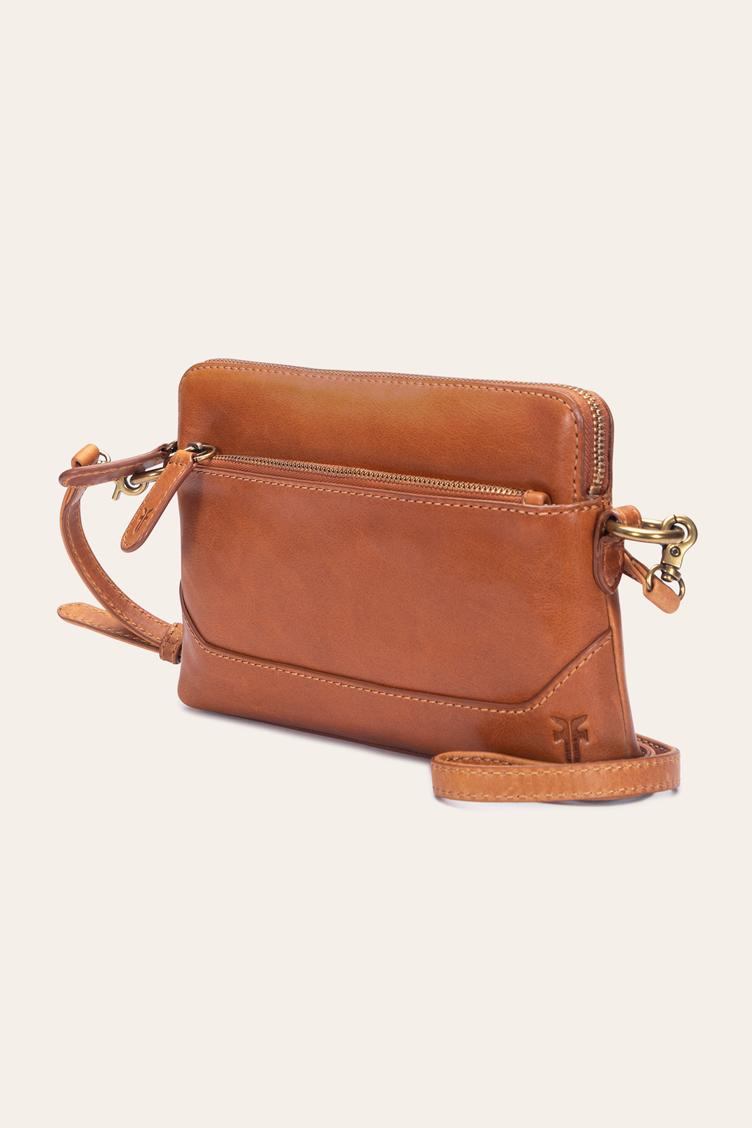 Melissa Burnt Terracotta Crossbody Wristlet | Frye Signature