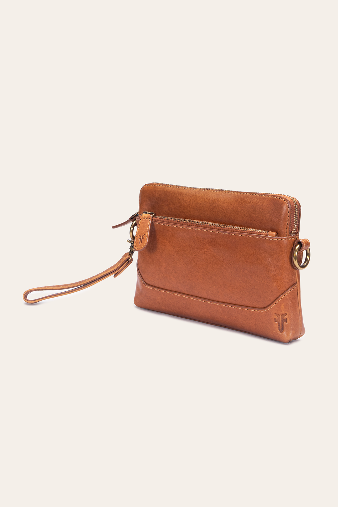 Melissa Burnt Terracotta Crossbody Wristlet | Frye Signature