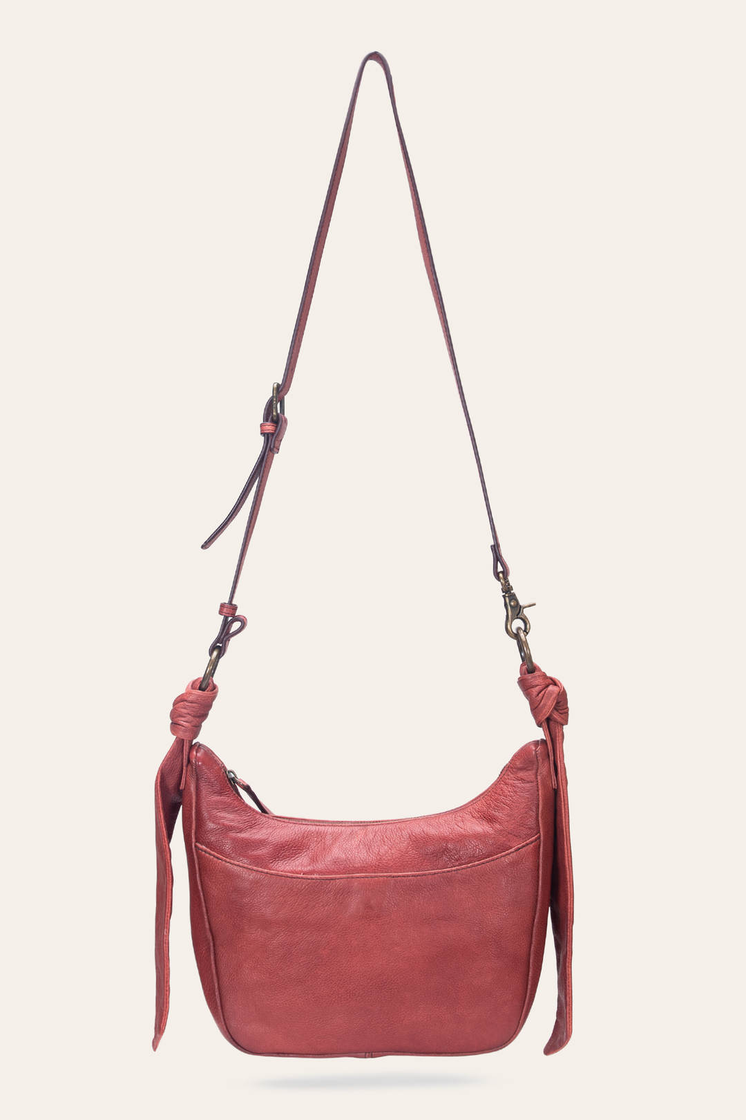 Nora Knotted Crossbody in Burgundy | Frye Everyday