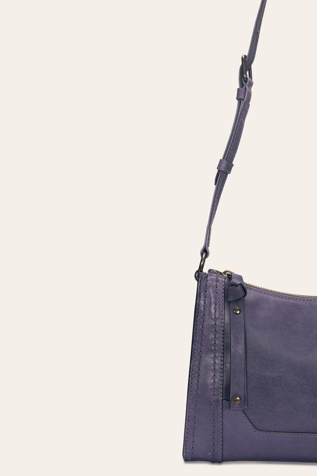 Melissa Eggplant Zip Crossbody | Frye Essential