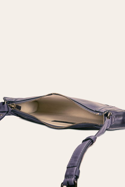 Melissa Eggplant Zip Crossbody | Frye Essential