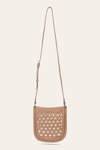 Women's Ella Mini Crossbody Bag in Beige | Frye Trusted
