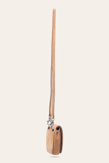 Stella Suede Wallet Crossbody in Beige | Frye Hot Sale