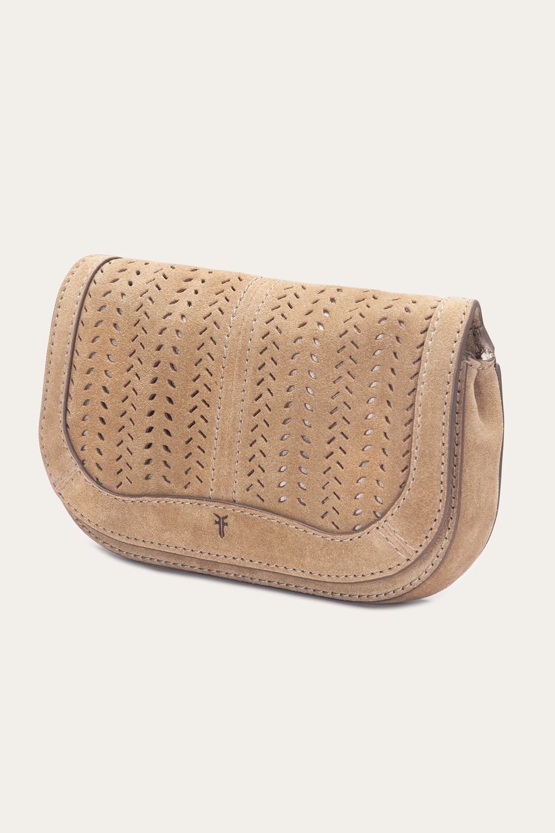 Stella Suede Wallet Crossbody in Beige | Frye Hot Sale