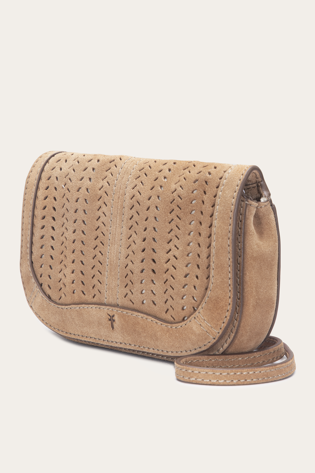 Stella Suede Wallet Crossbody in Beige | Frye Hot Sale