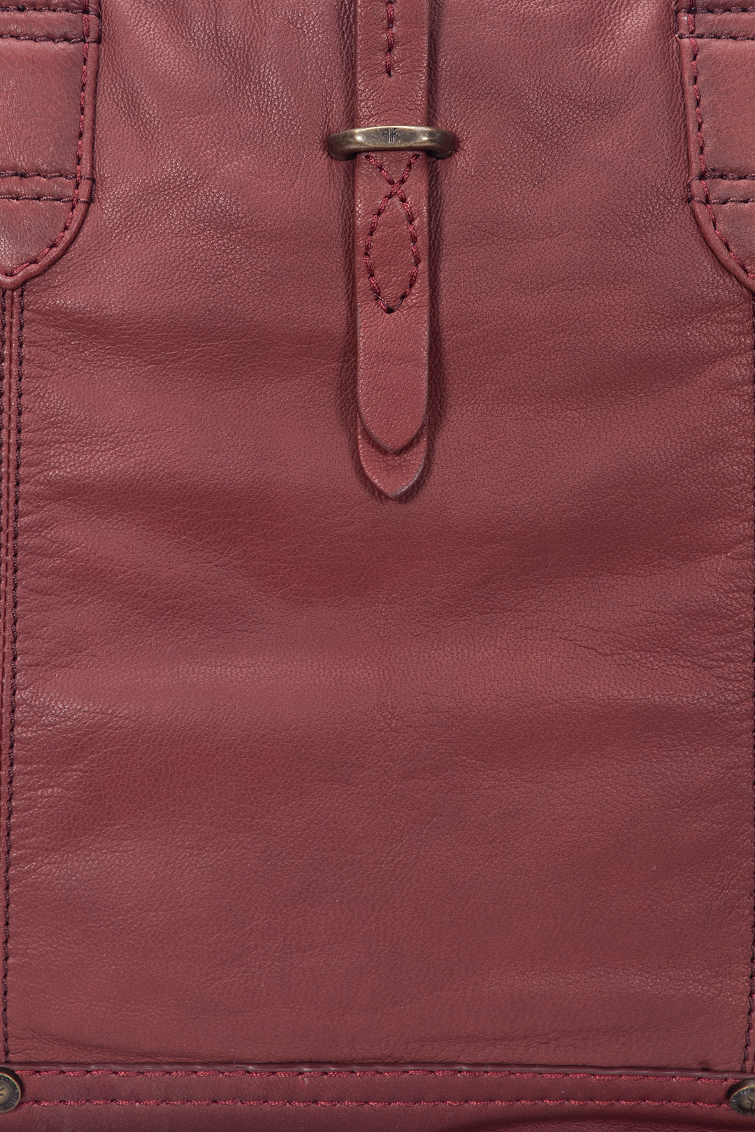 Campus Burgundy Tote | Frye Signature