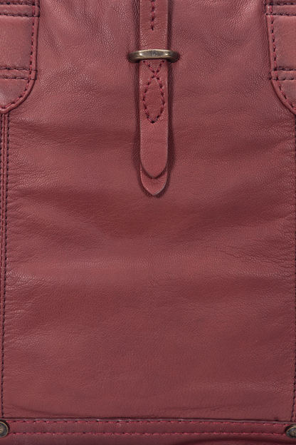 Campus Burgundy Tote | Frye Signature