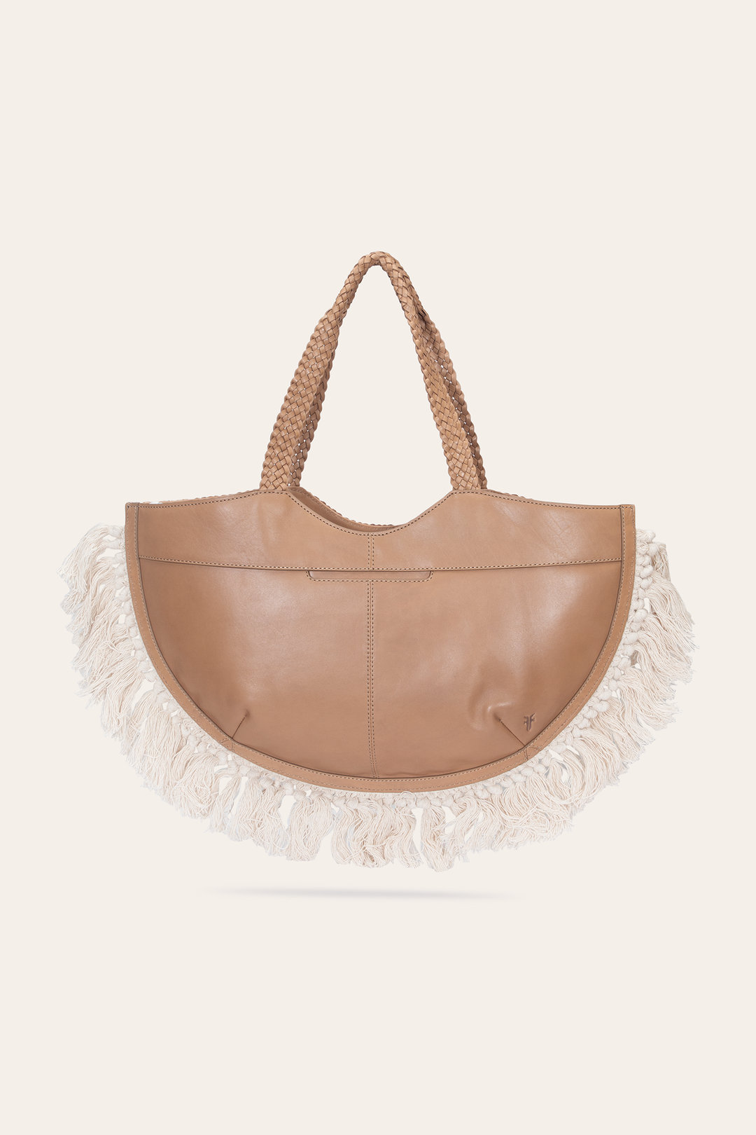 Women's Ella Tassel Tote Bag in Beige | Frye Discount