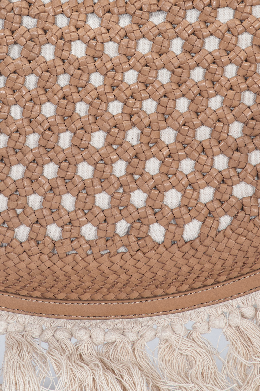 Women's Ella Tassel Tote Bag in Beige | Frye Discount