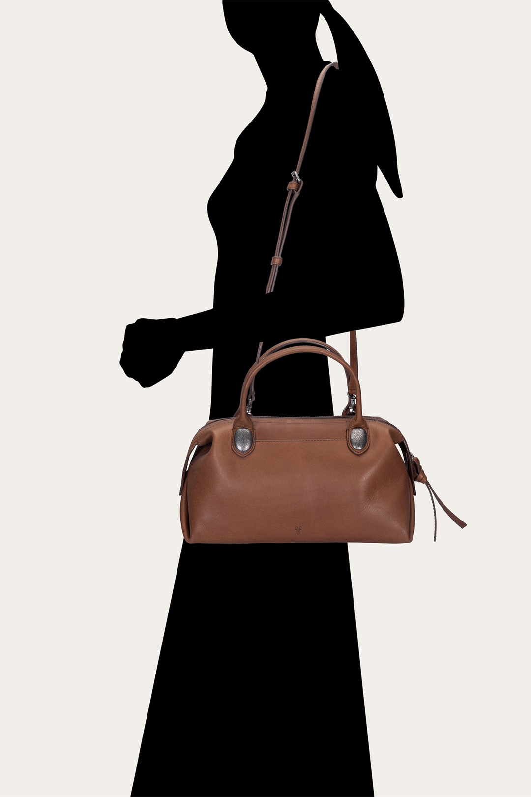Women's Cheyenne Small Satchel Bag (Cognac) | Frye Trusted