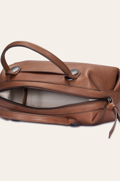 Women's Cheyenne Small Satchel Bag (Cognac) | Frye Trusted