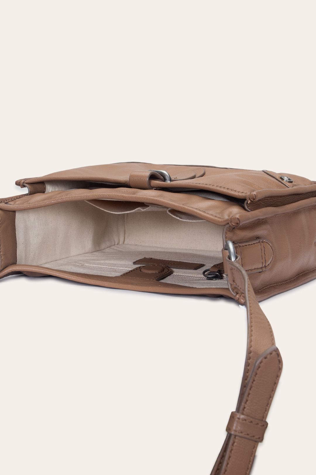 Women's Campus Crossbody Bag (Beige) | Frye Discount