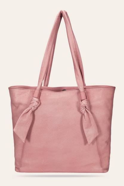 Women's Nora Knotted Tote Bag (Woodrose) | Frye Trusted