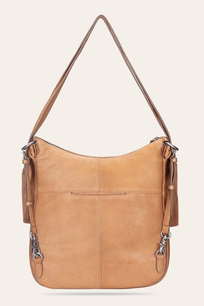 Women's Nora Backpack Hobo Bag (Beige) | Frye Deals
