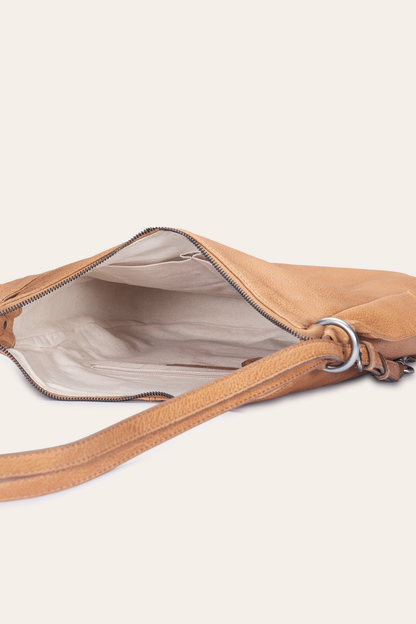 Women's Nora Backpack Hobo Bag (Beige) | Frye Deals