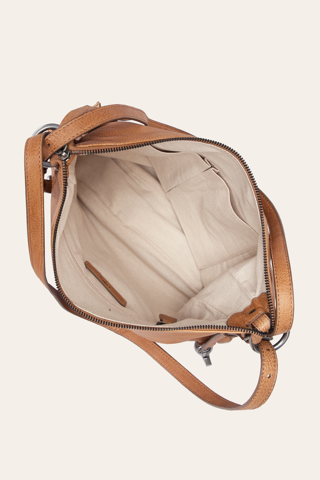 Women's Nora Backpack Hobo Bag (Beige) | Frye Deals