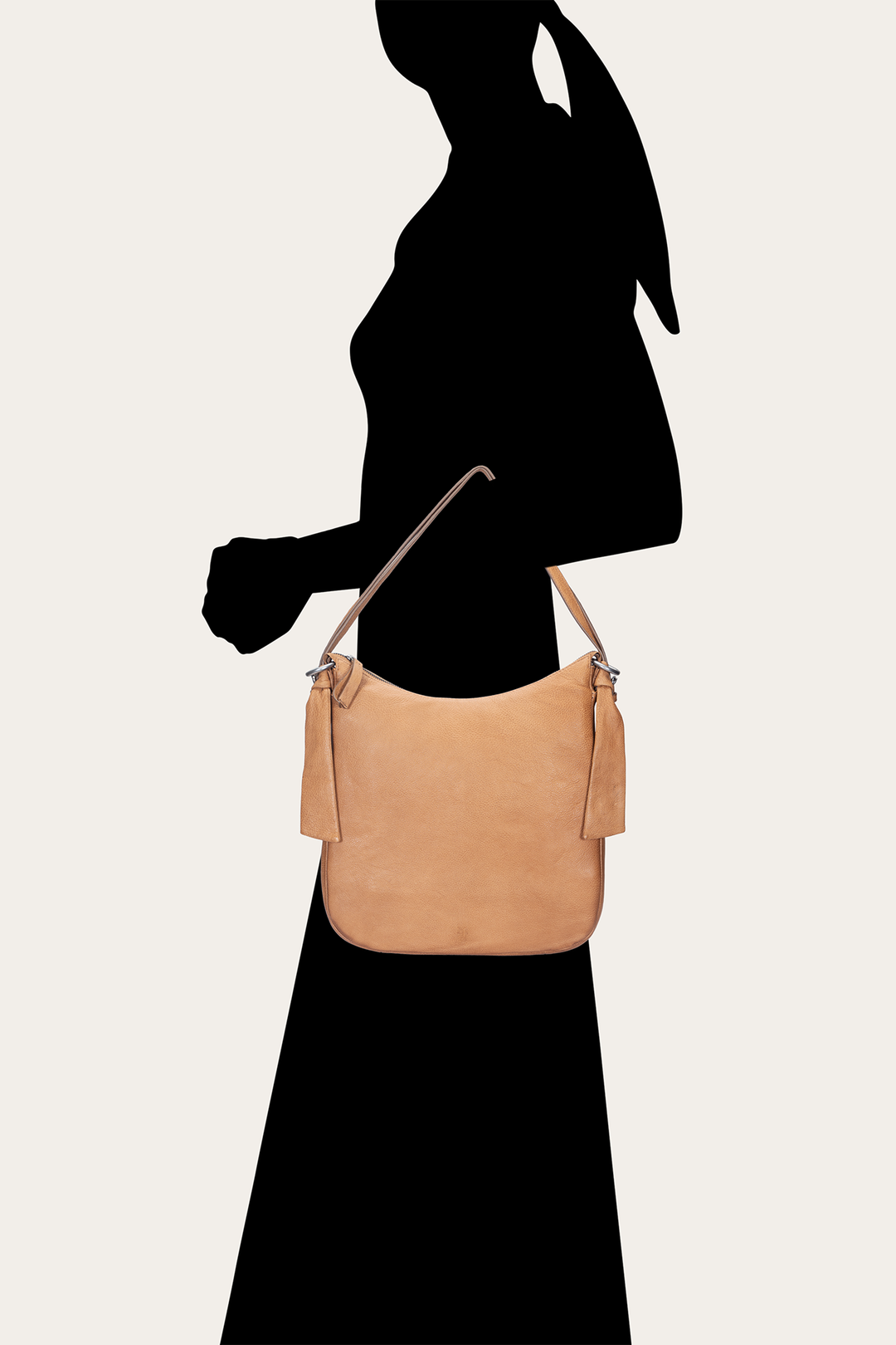 Women's Nora Backpack Hobo Bag (Beige) | Frye Deals