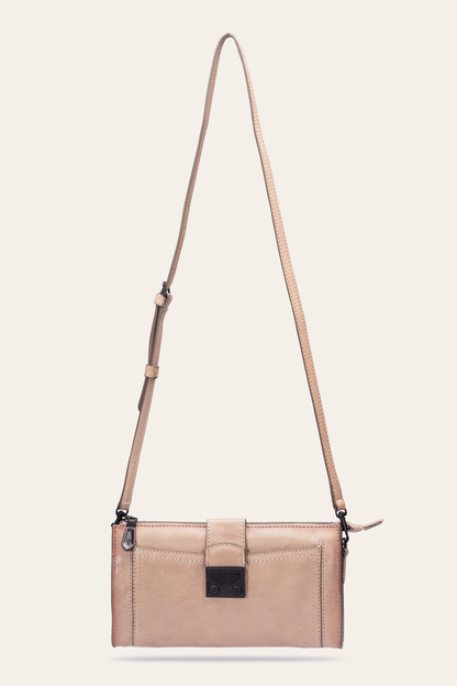 Alex Nude Crossbody Clutch | Frye Value