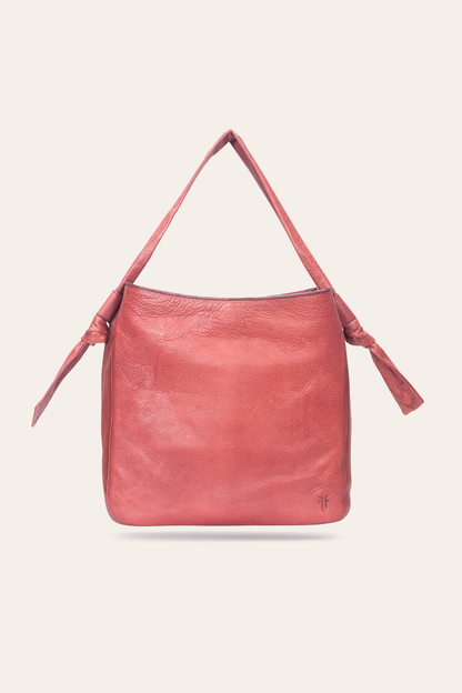 Nora Knotted Hobo in Burgundy | Frye Smart Buy