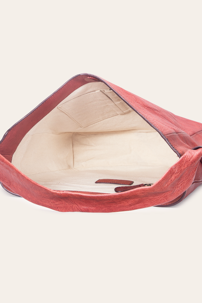 Nora Knotted Hobo in Burgundy | Frye Smart Buy