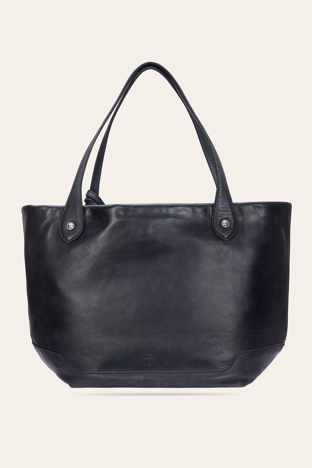 Kenzie Unlined Black Tote | Frye Featured