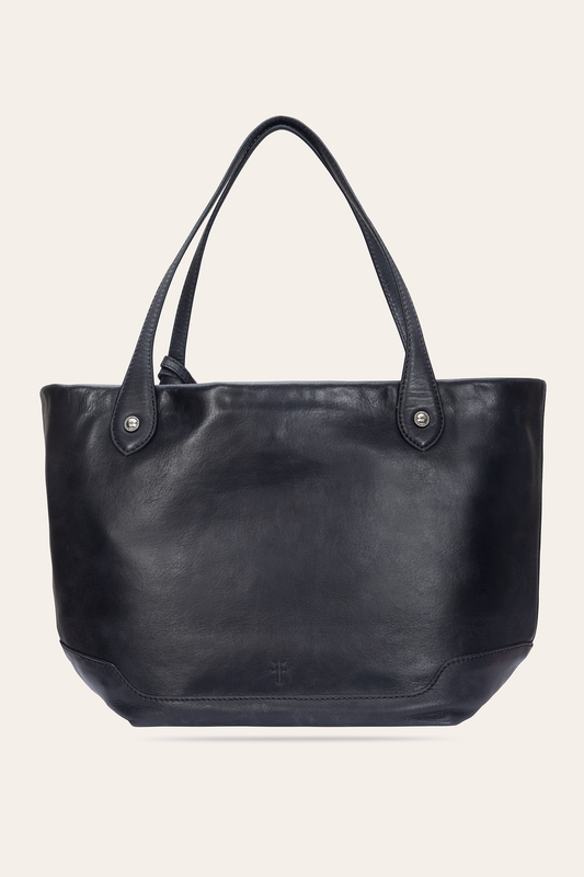 Kenzie Unlined Black Tote | Frye Featured