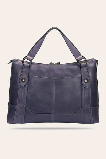 Melissa Eggplant Medium Satchel | Frye Smart Buy