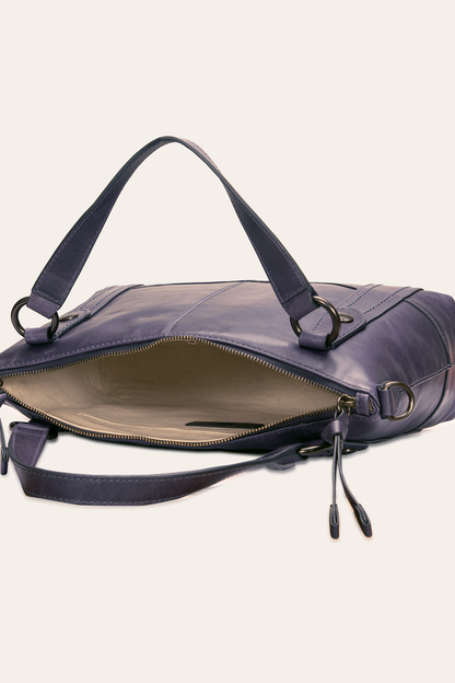 Melissa Eggplant Medium Satchel | Frye Smart Buy