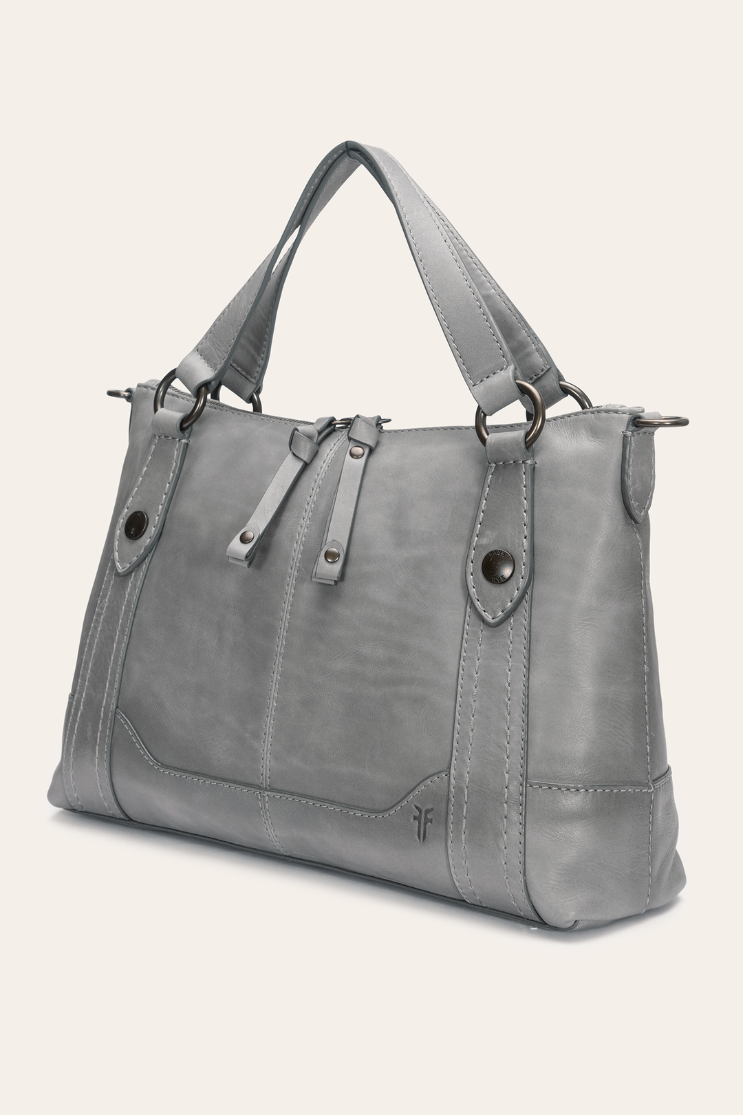 Melissa Medium Satchel in Shadow | Frye Signature