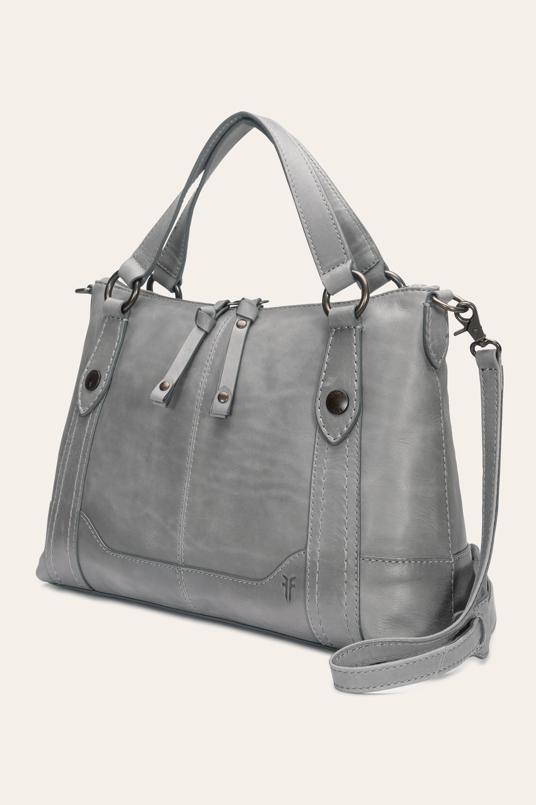 Melissa Medium Satchel in Shadow | Frye Signature