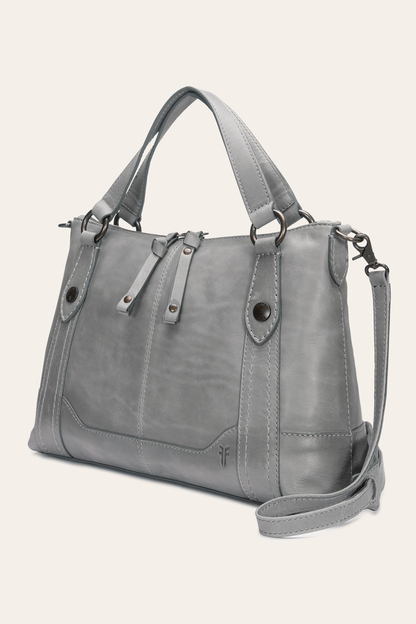 Melissa Medium Satchel in Shadow | Frye Signature