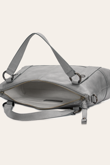 Melissa Medium Satchel in Shadow | Frye Signature