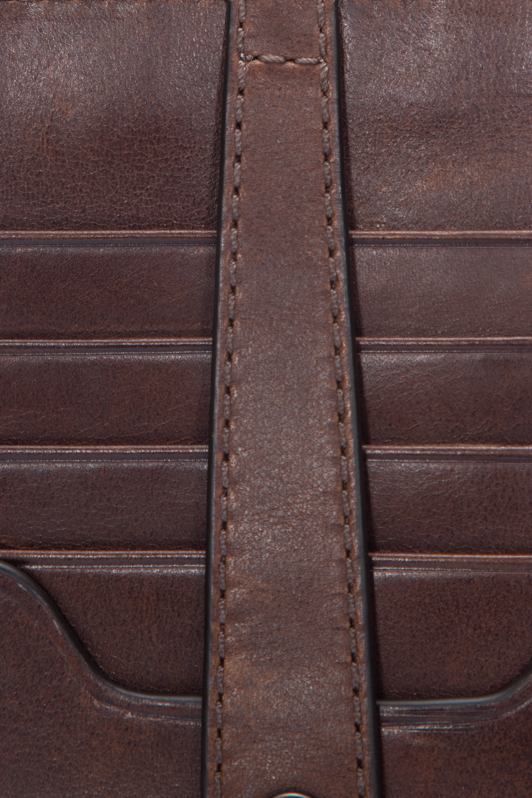Melissa Dark Brown Snap Card Wallet | Frye Customer Favorite