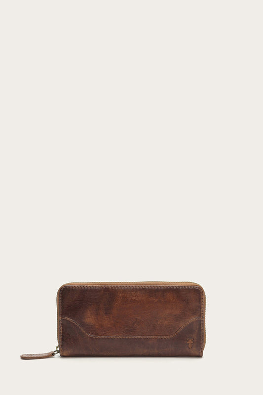 Melissa Cognac Zip Wallet | Frye Deals