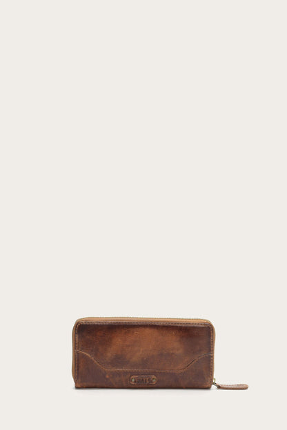 Melissa Cognac Zip Wallet | Frye Deals