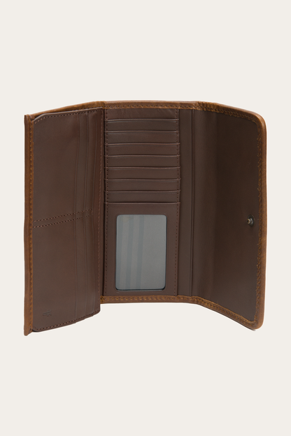 Melissa Dark Brown Wallet | Frye Top Pick