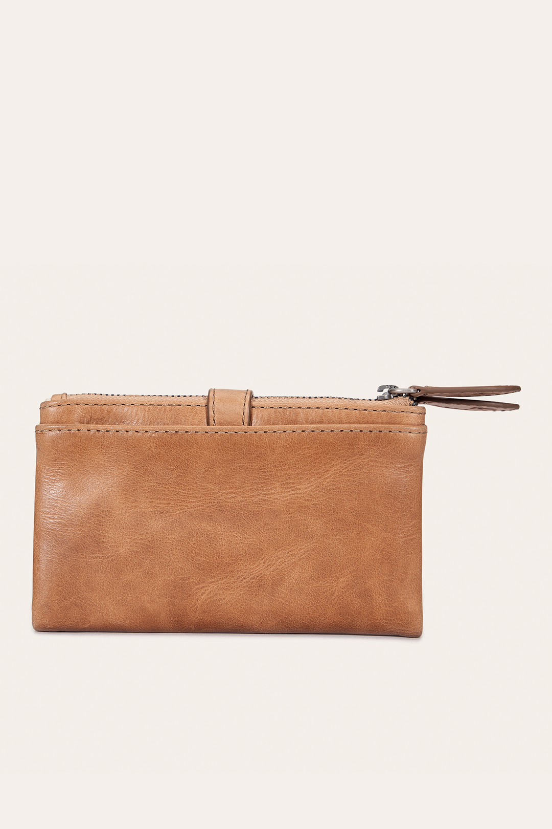 Melissa Beige Double Zip Wallet | Frye Featured