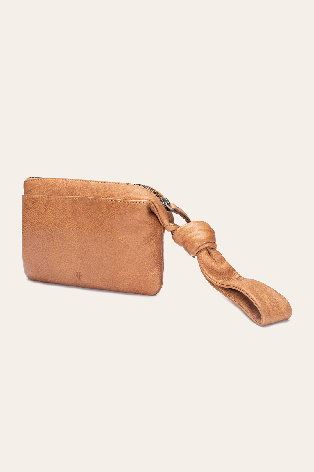 Nora Beige Knotted Wristlet | Frye Trending