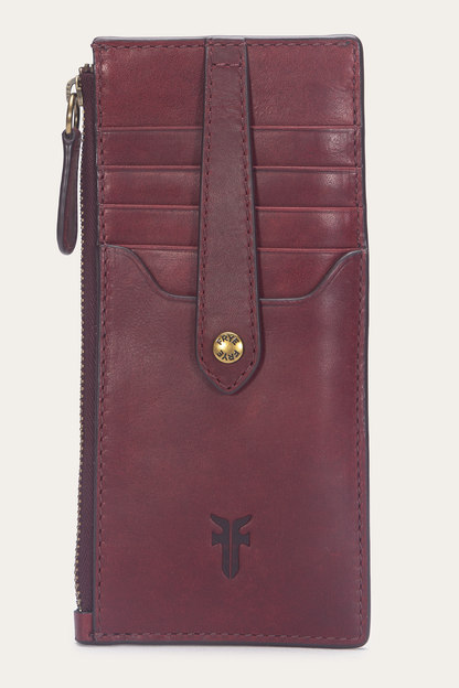 Berry Lacquer Melissa Snap Card Wallet | Frye Sale