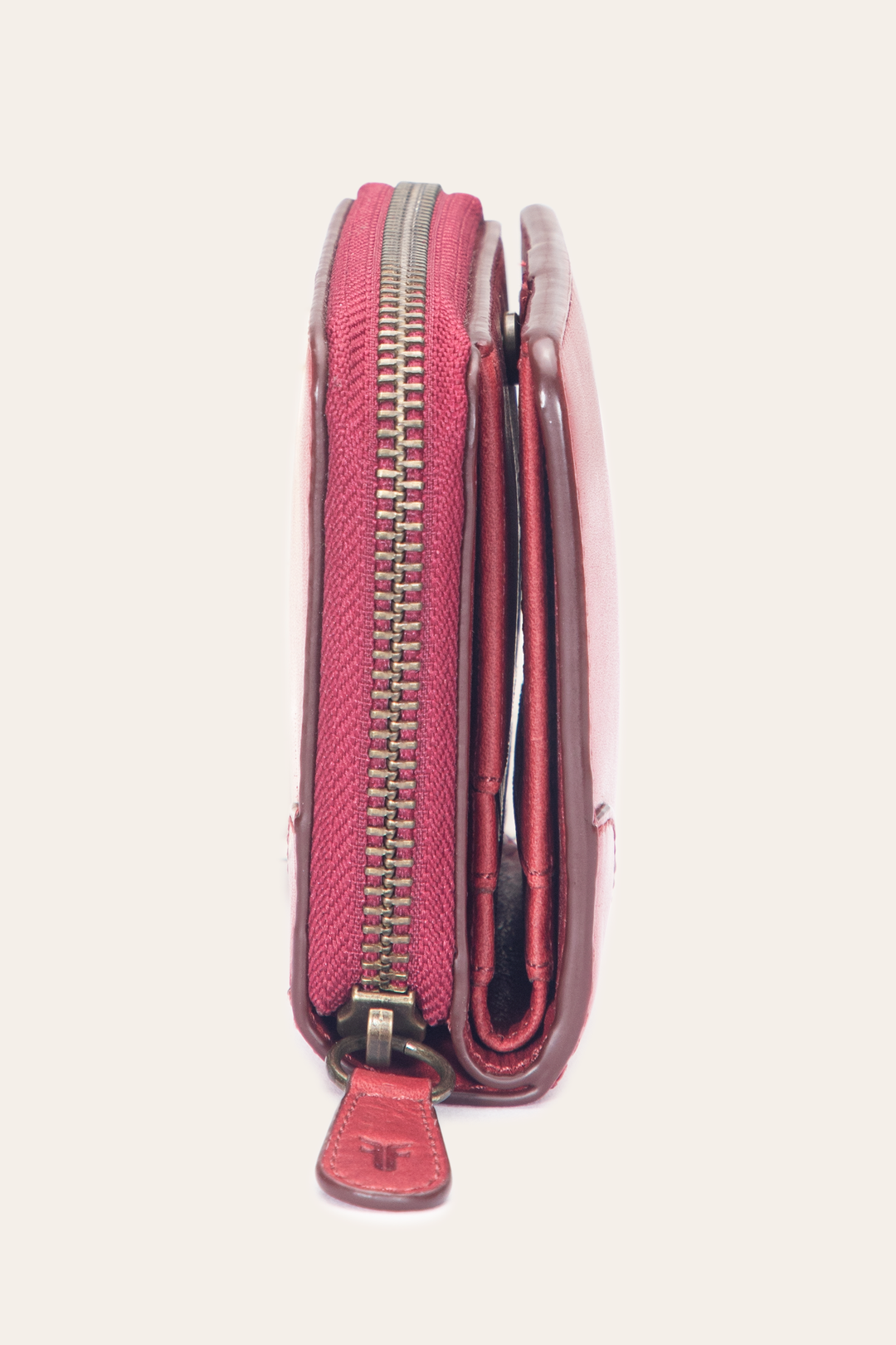Melissa Burgundy Small Zip Around | Frye Classic
