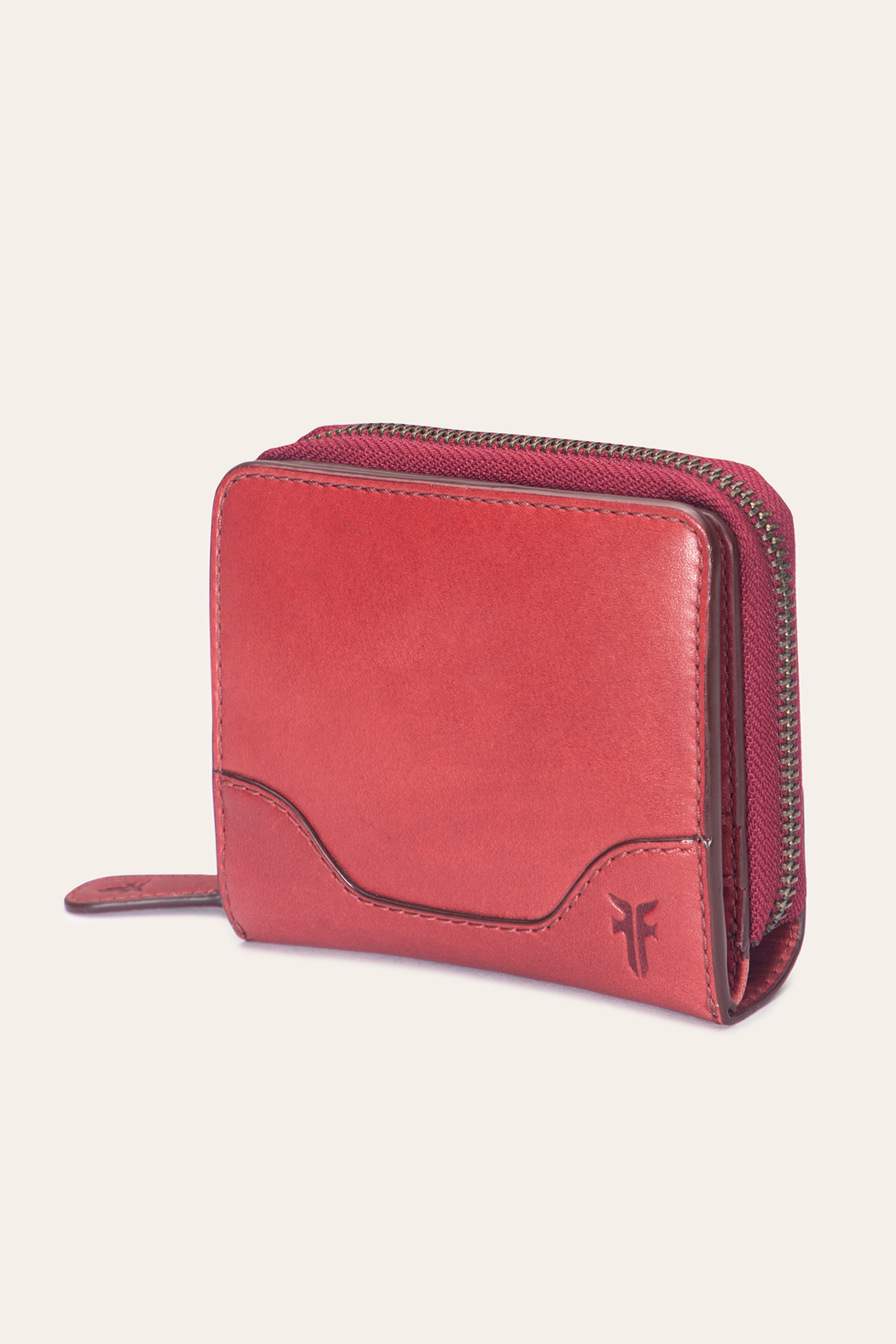 Melissa Burgundy Small Zip Around | Frye Classic