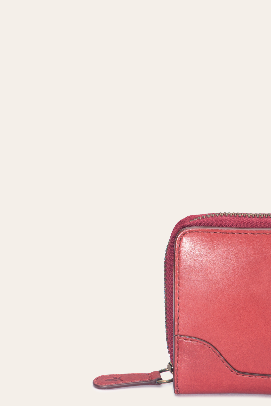 Melissa Burgundy Small Zip Around | Frye Classic