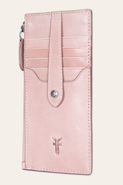 Women's Melissa Snap Card Wallet (Woodrose) | Frye Signature