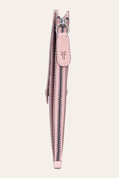 Women's Melissa Snap Card Wallet (Woodrose) | Frye Signature