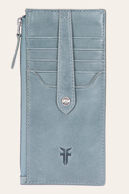 Melissa Sky Blue Snap Card Wallet | Frye Trusted