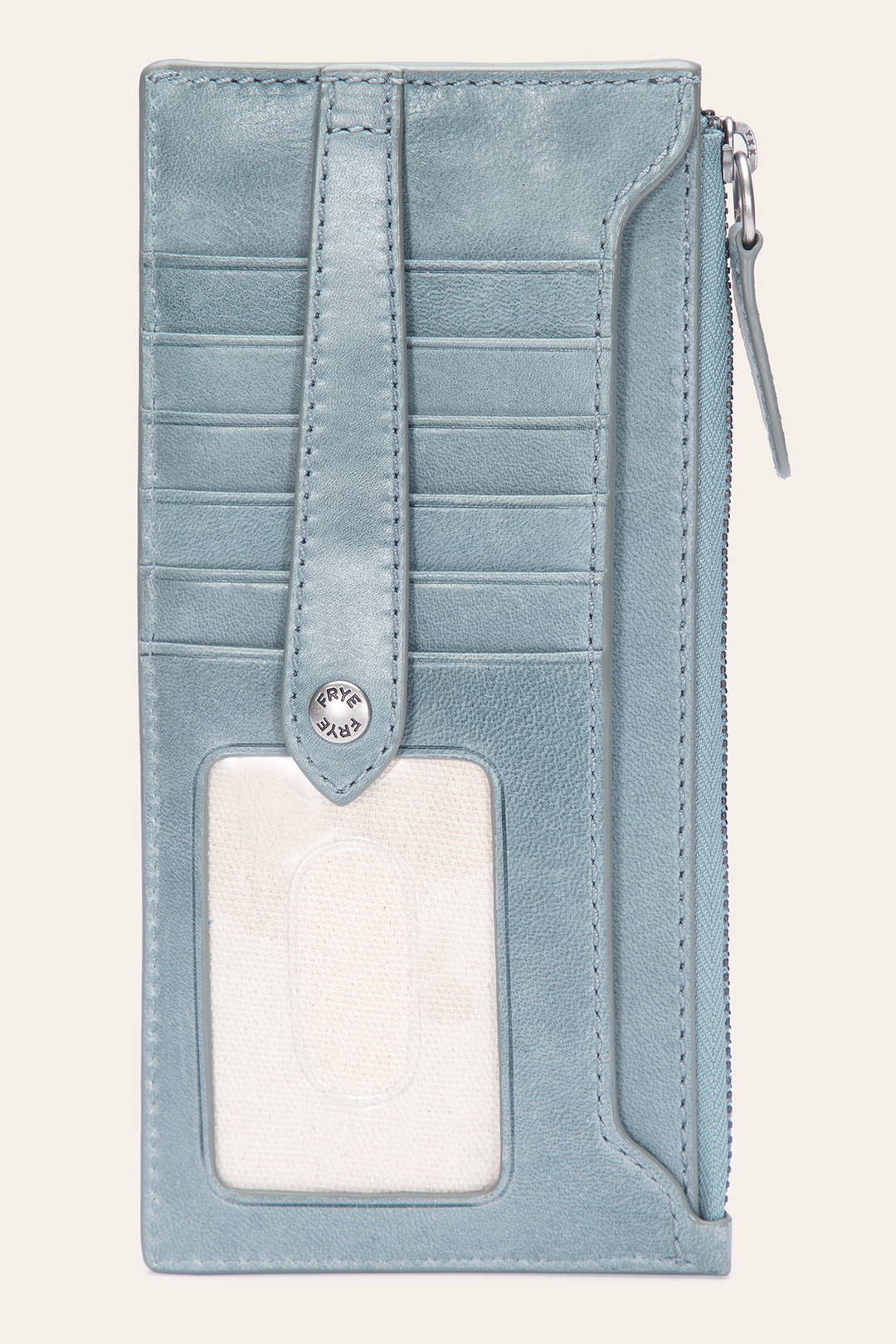 Melissa Sky Blue Snap Card Wallet | Frye Trusted