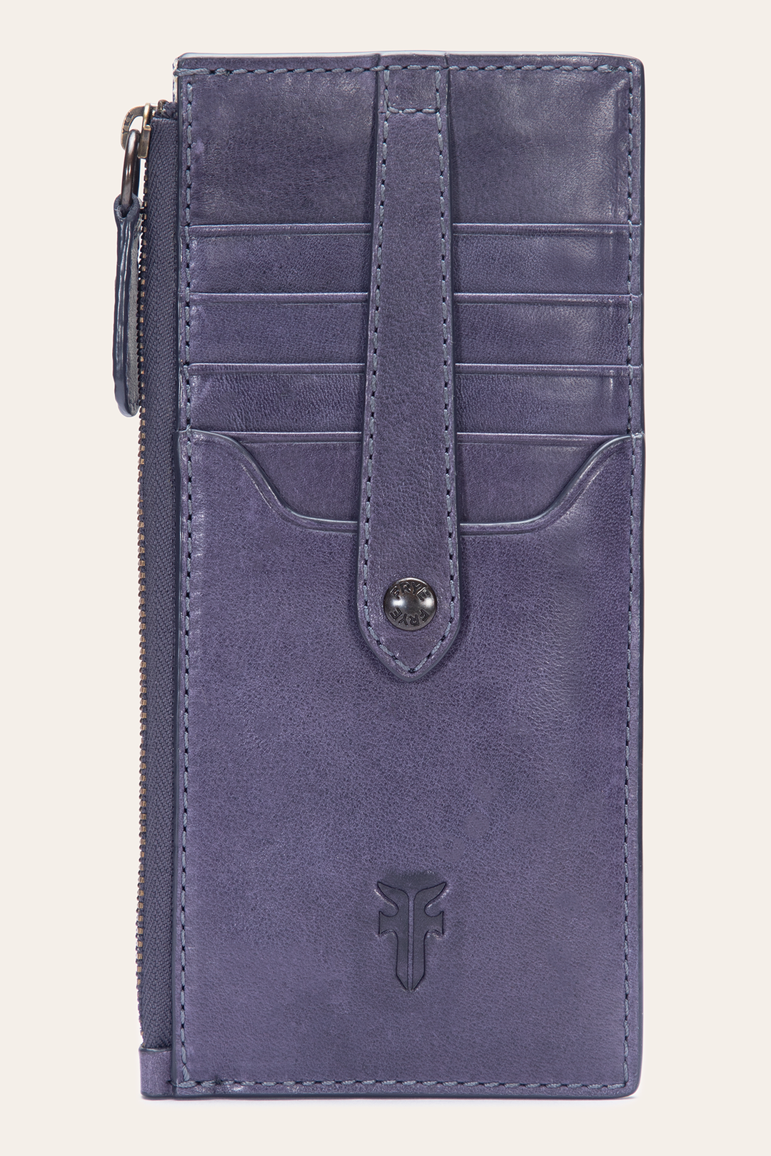 Melissa Eggplant Snap Card Wallet | Frye Exclusive