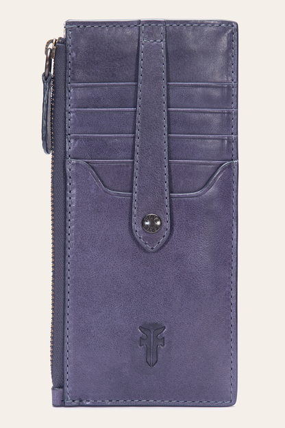 Melissa Eggplant Snap Card Wallet | Frye Exclusive