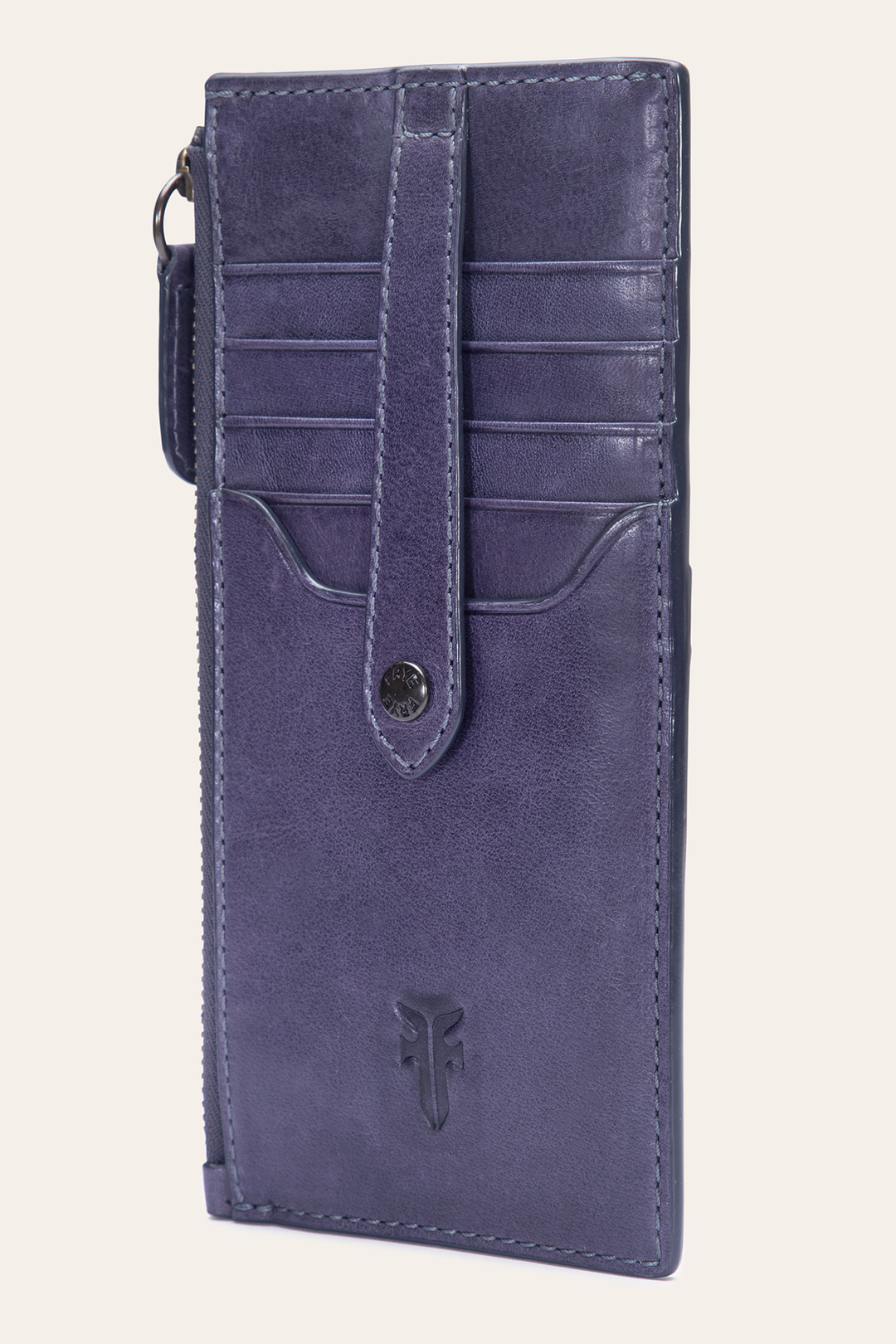 Melissa Eggplant Snap Card Wallet | Frye Exclusive