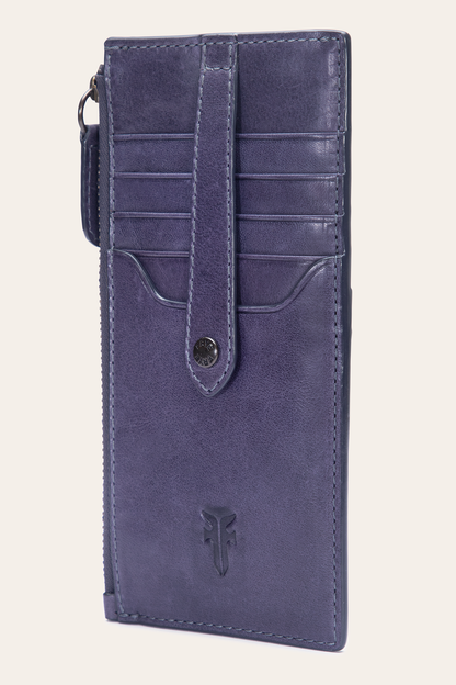 Melissa Eggplant Snap Card Wallet | Frye Exclusive